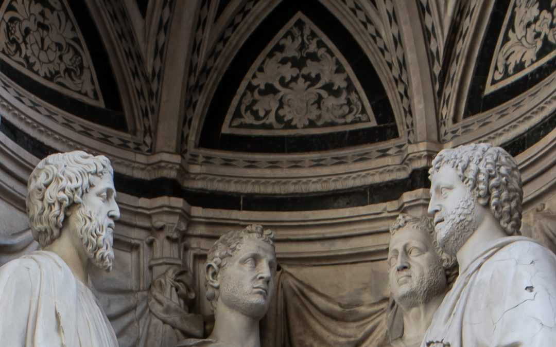 Esculturas renacentista en la ciudad del Arno.