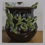 Pieza cerámica de Rfael Bordallo Pinheiro. Museo de Cerámica de Caldas da Rainha