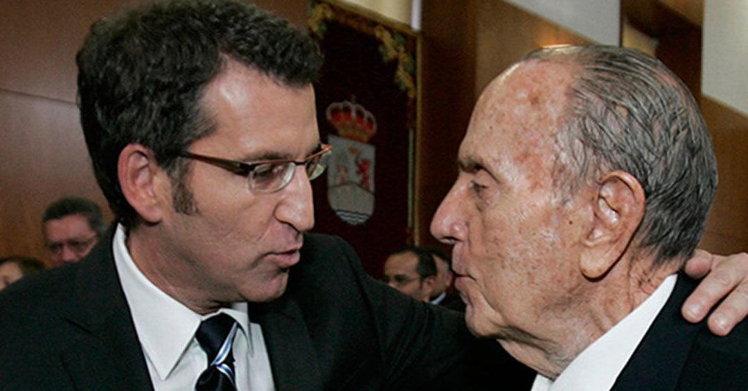 Alberto Núñez Feijóo y Manuel Fraga Iribarne